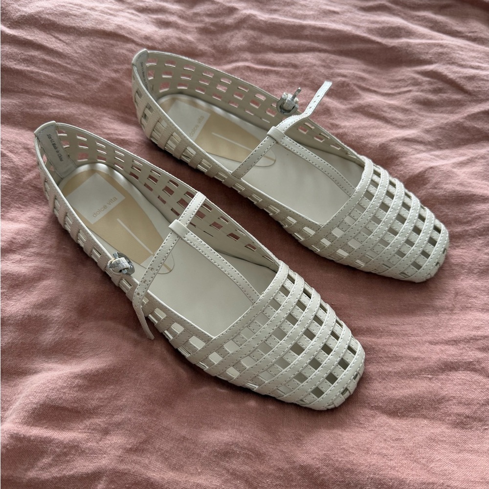 Dolce Vita Rains Ballet Flats Ivory Stella - Picture 3 of 4
